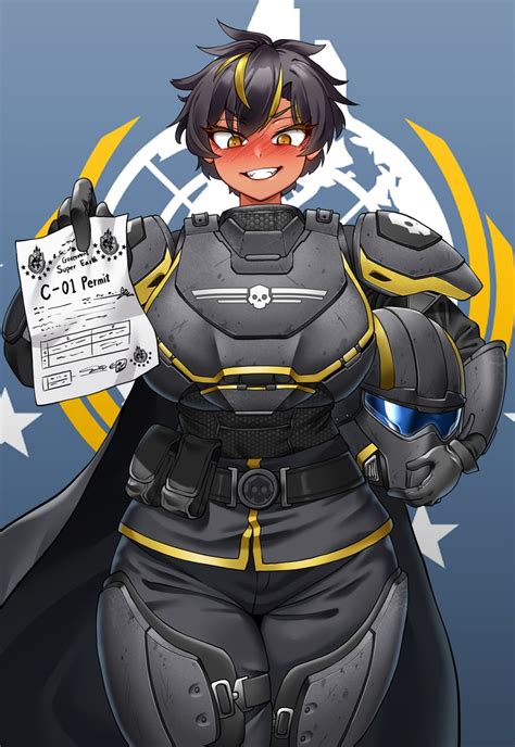 Rule 34 XYZ / helldivers, helldivers 2, valiance, 1girls, armor.